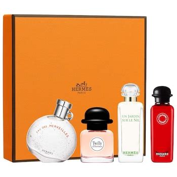 hermes perfume miniatures|sephora mini hermes perfume.